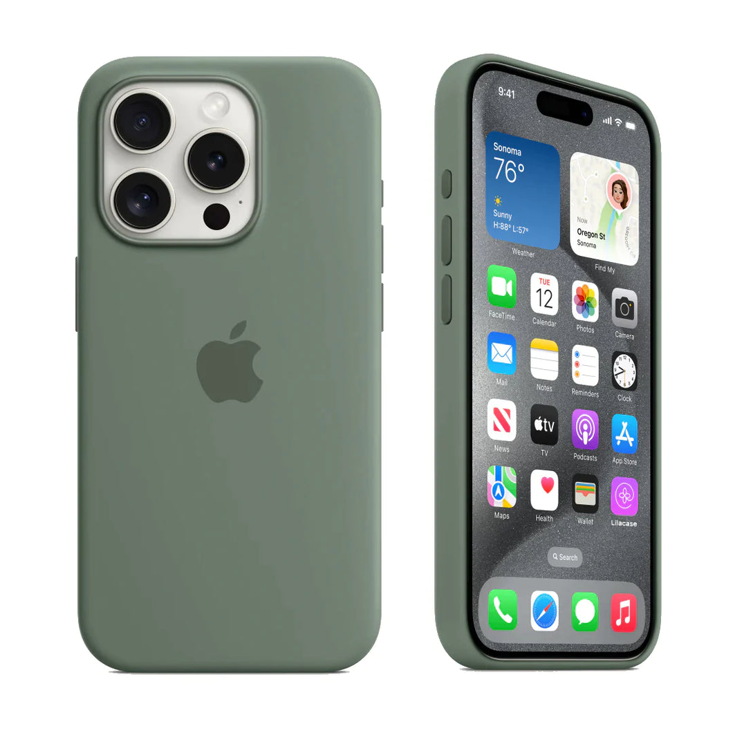 Silicon Case (PINE GREEN)